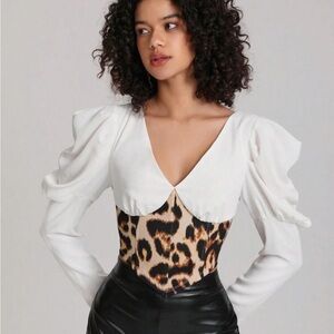 Bandana hem Crop blouse